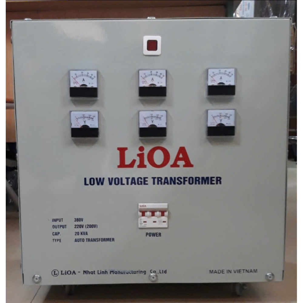 Máy Biến Áp 3 Pha 380V/ 220V 20KVA 3K201M2YH5YT Máy Biến Áp 3 Pha 380V/ 220V 20KVA 3K201M2YH5YT