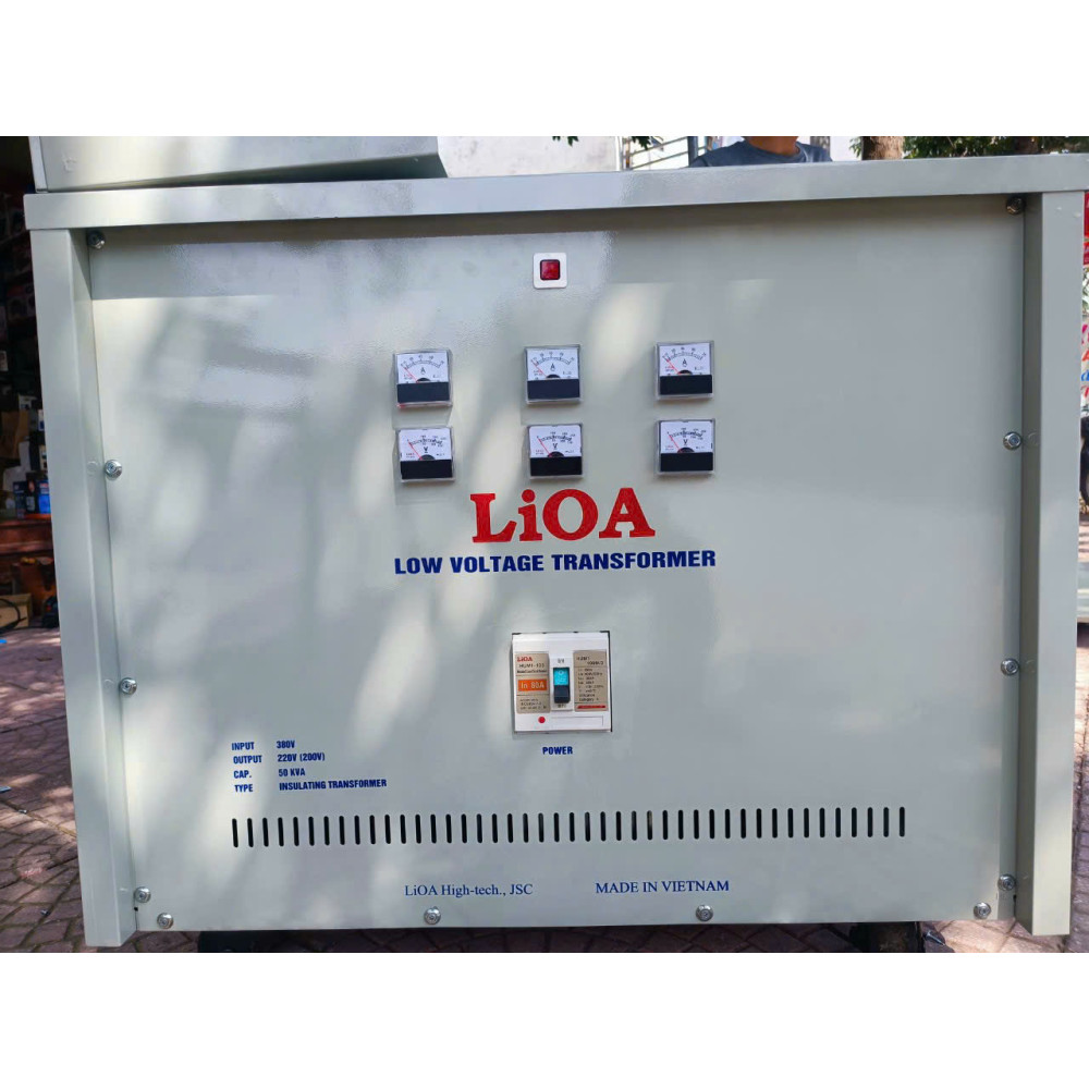 Máy Biến Áp 3 Pha 380V/ 220V 60KVA 3K601M2YH5YT Máy Biến Áp 3 Pha 380V/ 220V 60KVA 3K601M2YH5YT