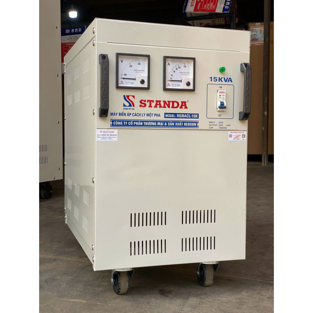 Ổn Áp Cách Ly STANDA 15KVA Điện Áp 150V/250V/100V/220V Ổn Áp Cách Ly STANDA 15KVA Điện Áp 150V/250V/100V/220V