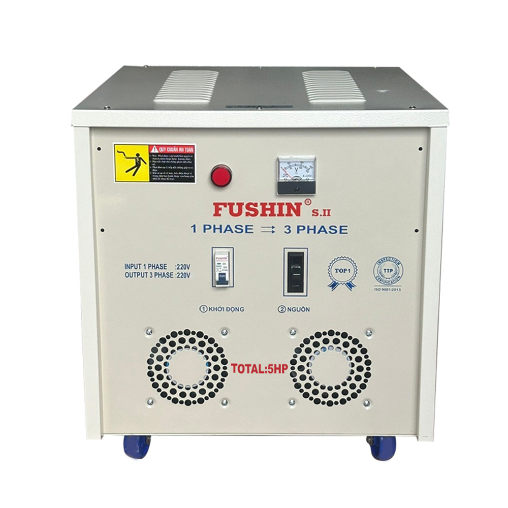 Biến Áp 1P 220V Ra 3P 220V-5Hp