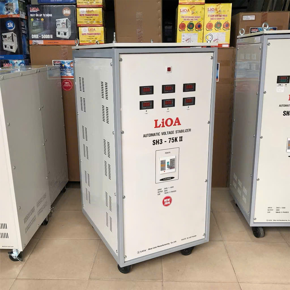 Ổn Áp LiOA 75KVA 3 Pha SH3-75KII Dải 260V